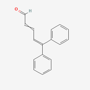 5,5-Diphenylpenta-2,4-dienal