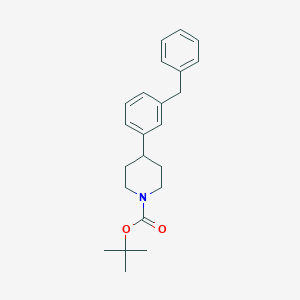 1-Tert-butoxycarbonyl-4-((3-benzyl)phenyl)-piperidine