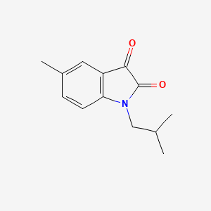 1-Isobutyl-5-methylindoline-2,3-dione