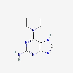 2-Amino-6-diethylamino-9H-purine