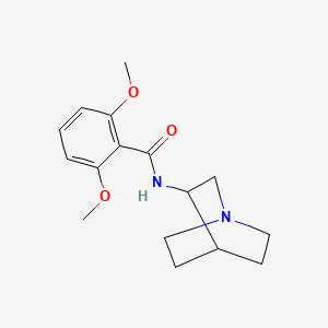 molecular formula C16H22N2O3 B8552639 N-(1-azabicyclo[2.2.2]octan-3-yl)-2,6-dimethoxybenzamide 