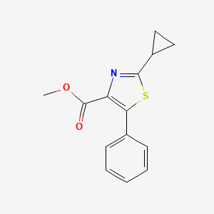 2-Cyclopropyl-5-phenyl-thiazole-4-carboxylic Acid Methyl Ester