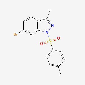 molecular formula C15H13BrN2O2S B8552716 6-Bromo-3-methyl-1-tosyl-1H-indazole 