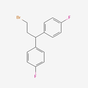 B8552722 3-Bromo-1,1-bis(4-fluorophenyl)propane CAS No. 50775-39-8