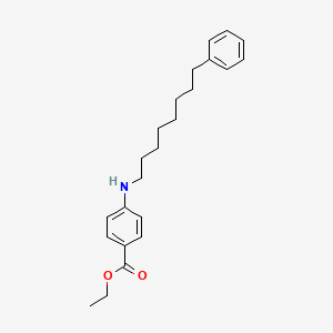 Ethyl 4-[(8-phenyloctyl)amino]benzoate