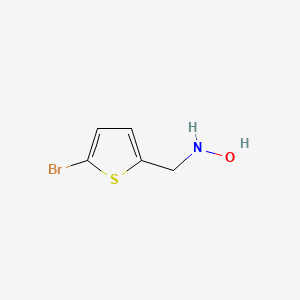 (5-Bromothien-2-yl)methyl hydroxylamine