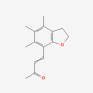 4-(4,5,6-Trimethyl-2,3-dihydro-1-benzofuran-7-yl)but-3-en-2-one