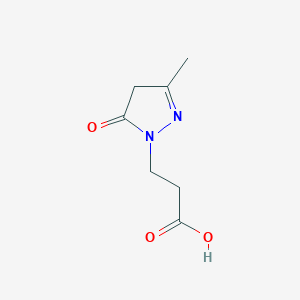 3-(3-Methyl-5-oxo-4,5-dihydro-1h-pyrazol-1-yl)propanoic acid