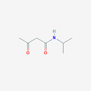 molecular formula C7H13NO2 B8552886 3-Oxo-N-(propan-2-YL)butanamide 