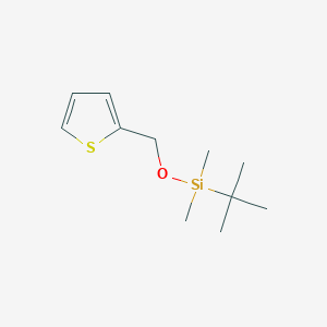 molecular formula C11H20OSSi B8552995 tert-butyl-dimethyl-(thiophen-2-ylmethoxy)silane 