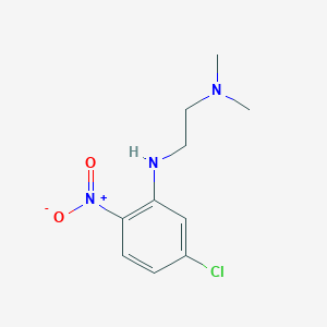molecular formula C10H14ClN3O2 B8553029 N-(5-Chloro-2-nitrophenyl)-N',N'-dimethylethylenediamine 