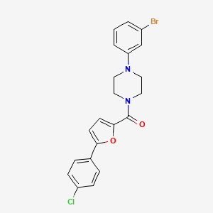 Piperazine,1-(3-bromophenyl)-4-[[5-(4-chlorophenyl)-2-furanyl]carbonyl]-
