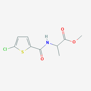 Methyl 2-[(5-chloro-thiophene-2-carbonyl)-amino]-propionate