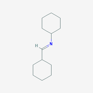 molecular formula C13H23N B8553090 Cyclohexylmethylenecyclohexylamine CAS No. 56037-75-3