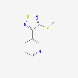 3-(3-Methylthio-1,2,5-thiadiazol-4-yl)pyridine