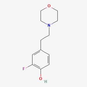 2-Fluoro-4-(2-morpholin-4-yl-ethyl)-phenol