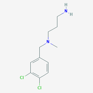 N-(3,4-dichlorobenzyl)-N-(methyl)propane-1,3-diamine