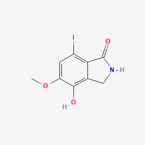 4-Hydroxy-5-methoxy-7-iodoisoindolinone