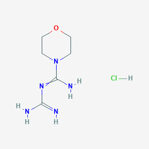 N'-carbamimidoylmorpholine-4-carboximidamide;hydrochloride