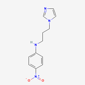 (4-Nitrophenyl)(3-(imidazol-1-yl)-propyl)amine