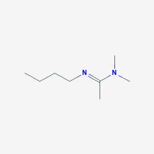 molecular formula C8H18N2 B8553393 N'-Butyl-N,N-dimethyl-acetamidine 