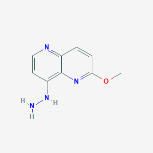 (6-Methoxy-[1,5]naphthyridin-4-yl)-hydrazine