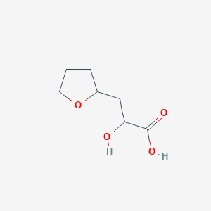 2-Hydroxy-3-(oxolan-2-yl)propanoic acid