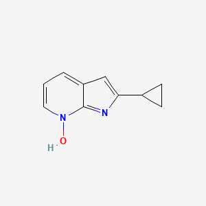 2-Cyclopropyl-1H-pyrrolo[2,3-b]pyridine 7-oxide