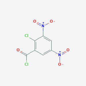 molecular formula C7H2Cl2N2O5 B8553476 2-Chloro-3,5-dinitrobenzoyl chloride 