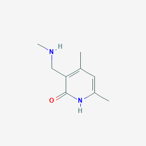4,6-Dimethyl-3-((methylamino)methyl)pyridin-2-ol