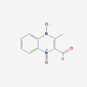 molecular formula C10H8N2O3 B8553575 2-Formyl-3-methylquinoxaline-1,4-dioxide CAS No. 6795-30-8