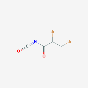 molecular formula C4H3Br2NO2 B8553590 2,3-Dibromopropanoyl isocyanate CAS No. 57322-86-8