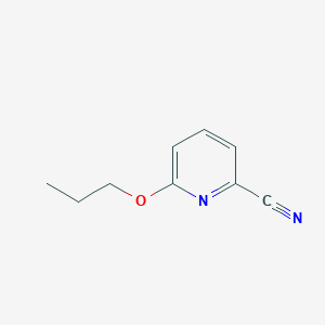 molecular formula C9H10N2O B8553644 2-Cyano-6-propoxypyridine 