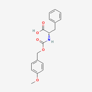 molecular formula C18H19NO5 B8553681 N-(4-methoxybenzyloxycarbonyl)-L-phenyalanine CAS No. 23234-86-8