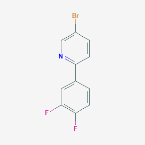 molecular formula C11H6BrF2N B8553700 5-Bromo-2-(3,4-difluorophenyl)pyridine 