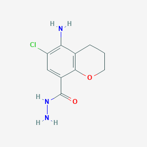 5-Amino-6-chloro-chroman-8-carboxylic acid hydrazide