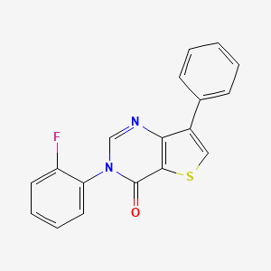 3-(2-Fluorophenyl)-7-phenylthieno[3,2-d]pyrimidin-4(3H)-one