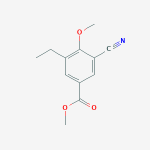 Methyl 3-cyano-5-ethyl-4-methoxybenzoate