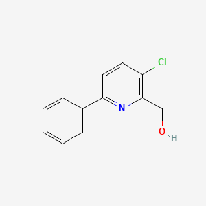 3-Chloro-6-phenyl-2-pyridylmethanol