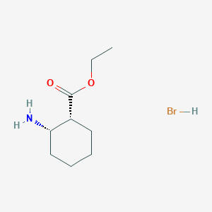 Ethyl (1R,2S)-2-aminocyclohexane-1-carboxylate hydrobromide