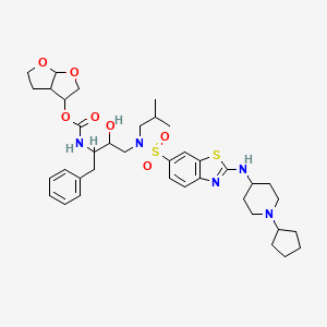 molecular formula C38H53N5O7S2 B8554000 TMC310911 