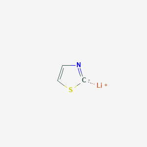 molecular formula C3H2LiNS B8554025 Lithium, 2-thiazolyl- CAS No. 40610-14-8