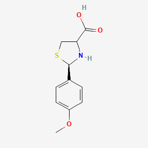 (R)-2-(4-Methoxyphenyl)thiazolidine-4-carboxylic acid
