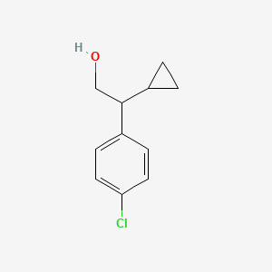 2-Cyclopropyl-2-(4-chlorophenyl)ethanol