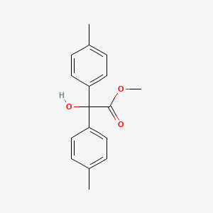 molecular formula C17H18O3 B8554228 Methyl 2-hydroxy-2,2-di-p-tolylacetate 