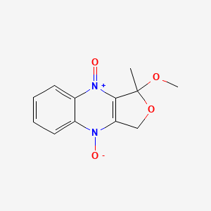 1-Methoxy-1-methyl-1,3-dihydrofuro[3,4-b]quinoxaline 4,9-dioxide