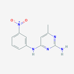 6-Methyl-N4-(3-nitrophenyl)pyrimidine-2,4-diamine