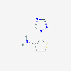 2-(1H-1,2,4-triazol-1-yl)thiophen-3-amine