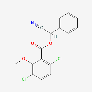 Cyano(phenyl)methyl 3,6-dichloro-2-methoxybenzoate