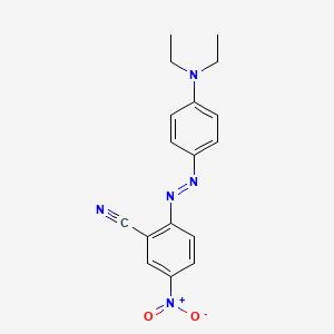 2-((4-(Diethylamino)phenyl)azo)-5-nitrobenzonitrile